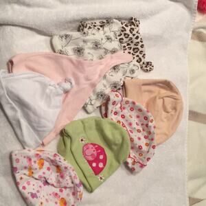 Baby girl cotton hat bundle in every color needed